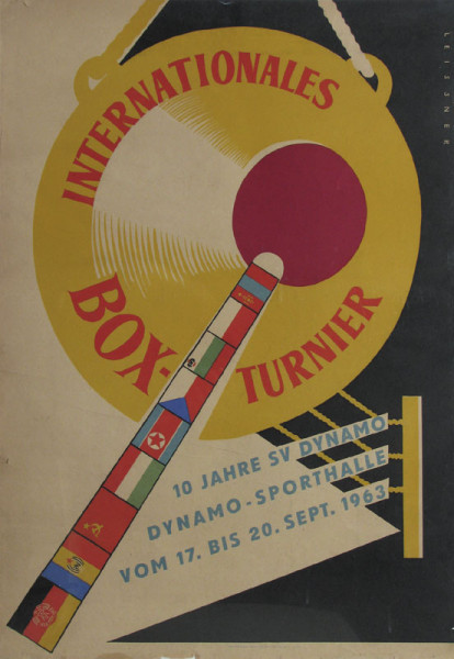 Internationales Boxturnier 1963, Plakat - Boxen 1963