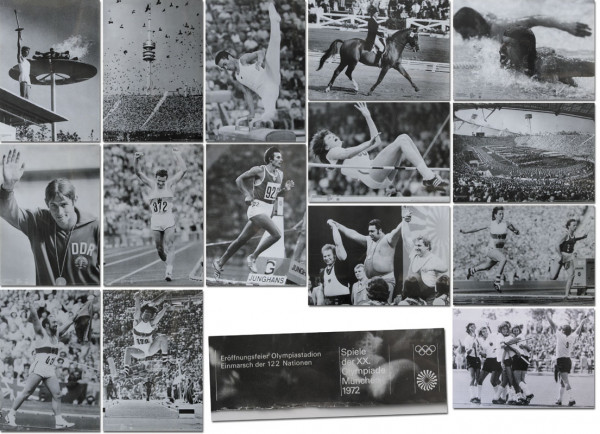 Olympic Games Munich 1972. 15x B/W-Poster