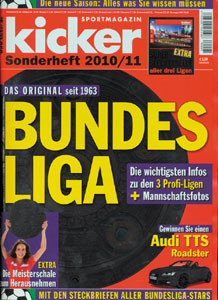 Sondernummer 2010 : Kicker Sonderheft 10/11 BL