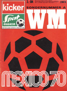 World Cup 1970. German preview from kicker