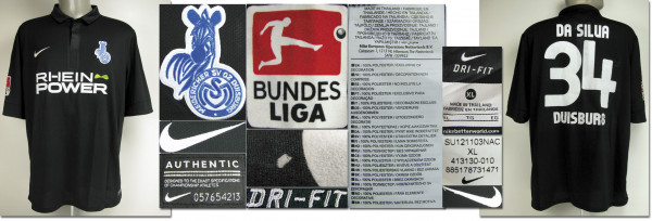 match worn football shirt MSV Duisburg 2012/13