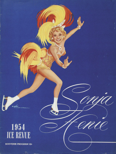 "Sonja Henie - 1954 Ice Revue - Souvenir Program".