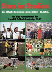 Colletor cards German Bundesliga 1981 by Bergmann