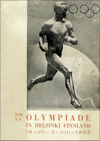 Die XV.Olympiade in Helsinki Finnland. 19.VII - 3.VIII. 1952. Vorbereitungen für die Feier der XV.Ol