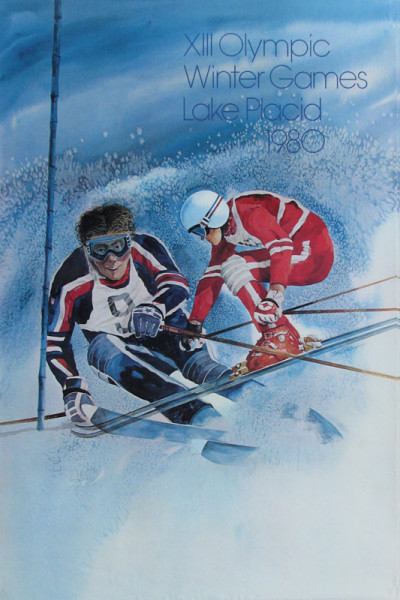 XIII Olympic Winter Games Lake Placid 1980. 103x73, Plakat OWS1980