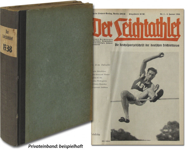 Old german athletics magazin 1938