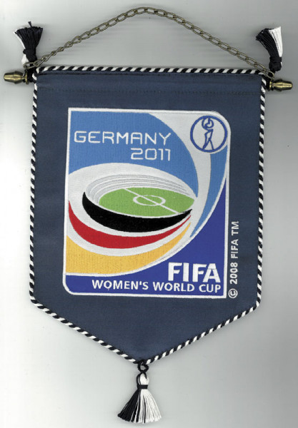 Offizieller FIFA Wimpel "Women's World Cup Germany, FIFA-Wimpel WM 2011