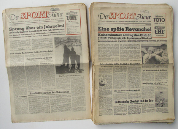 Sport Kurier 1948 Südd. Ausgabe: Konvolut 69 Hefte