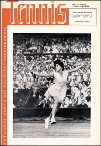 Tennis. Amtliches Organ des deutschen Tennisbundes. 10.Jahrgang 1956 Nr. 1 - 24; komplett, gebunden.