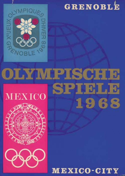 Olympische Spiele 1968. Grenoble. Mexico City.