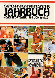 Sportstatistik-Jahrbuch 1992.