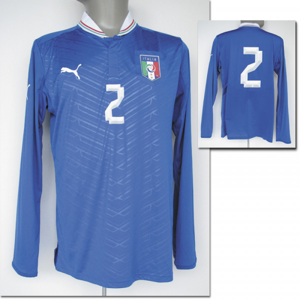 match worn football shirt Italia 2011/12
