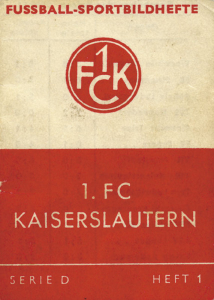1. FC Kaiserslautern - Mini-booklet 1950