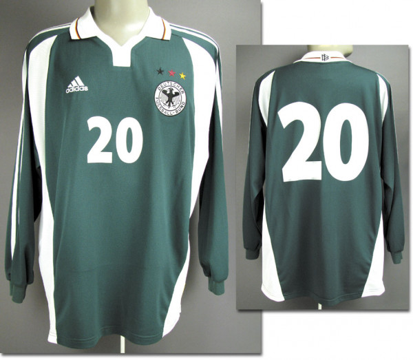 match worn football shirt Germany 2000/01