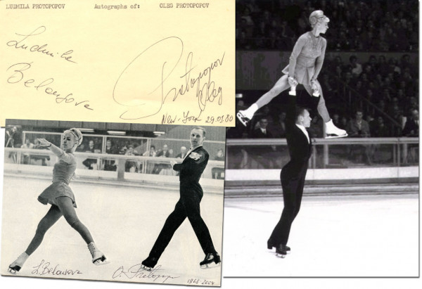 Belousova / Protopopov: Autograph Olympic Games Figureskating 1964 1968