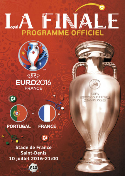 UEFA Euro 2016 Final Programm France v Portugal