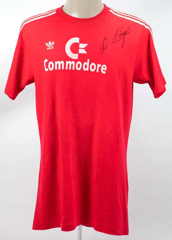 match worn football shirt Bayern Munich 1984-1986 | AGON