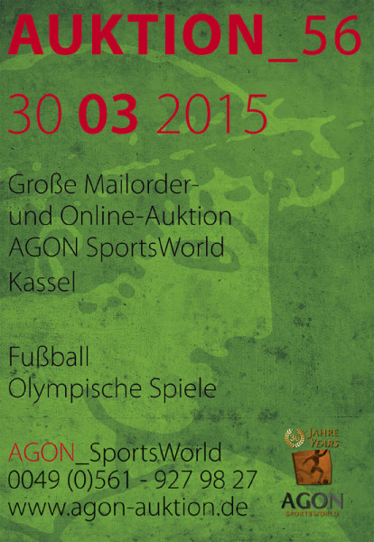 56. AGON Auktion: Auktions-Katalog: 56th AGON Live Auction Catalogue.