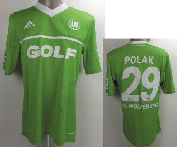 match worn football shirt VfL Wolfsburg 2012/13