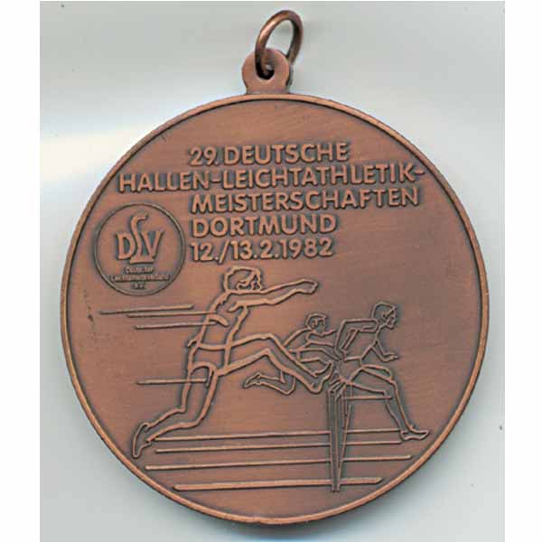 Siegermedaille Leichtathletik 1982 AGON SportsWorld