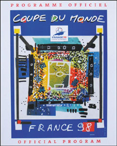Coupe du Monde France '98. Programme officiel. Official program.
