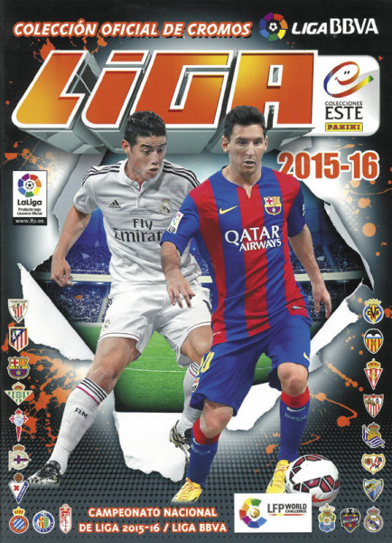 Liga 2015 - 2016. Colección oficial de Cromos.