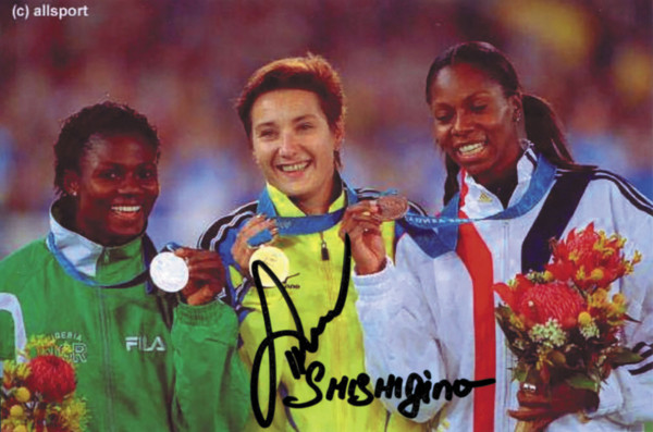 Schischigina, Olga: Olympic Games 2000 Autograph Atletics Kasachstan
