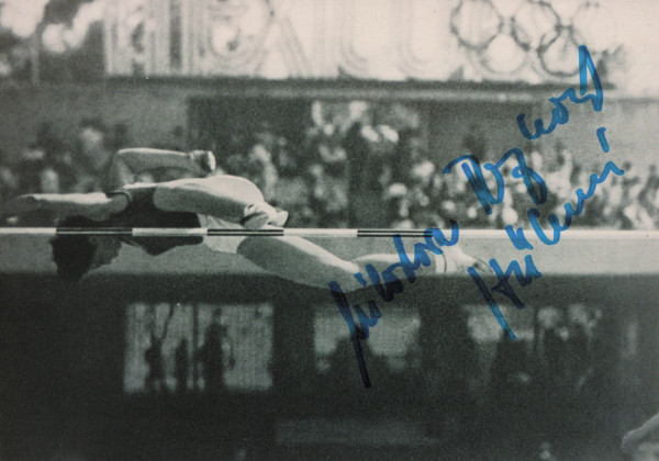 Rezková, Milena: Autograph Olympic Games 1968 Athletics CSR