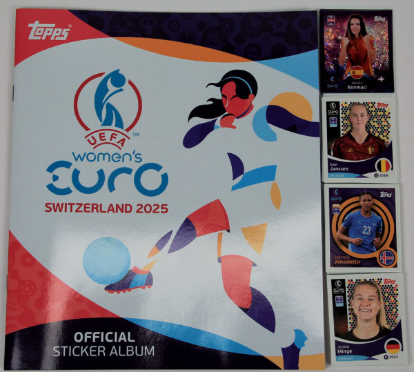Women's European Cup 2025. Topps Sticker Album