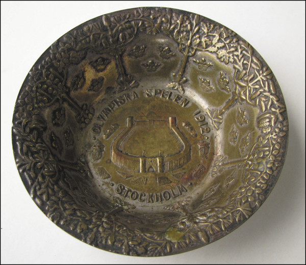 Olympic Games 1912.Commemorative Metal Dish