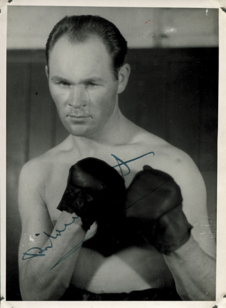 Vogt, Richard: Olympic Games 1936 Autograph Boxing Germany