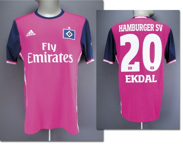match worn football shirt Hamburger SV 2016