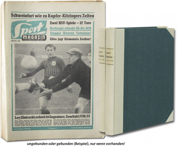 Sport Magazin 1958A : 13.Jg.: Nr.1-52 komplett