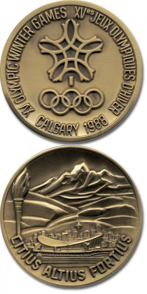 Calgary 1988, Teilnehmermedaille OSW1988
