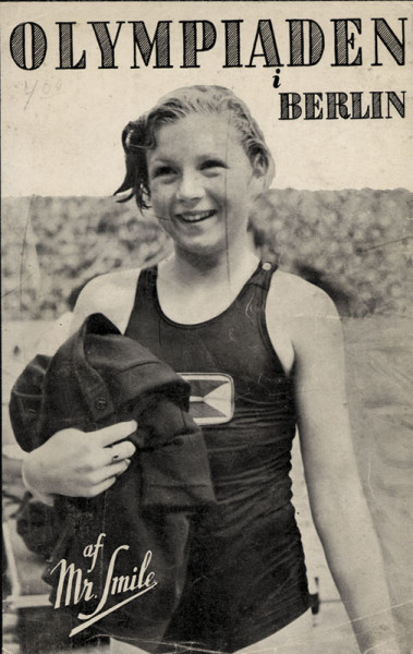 Olympic Games Berlin 1936. Rare Danish report