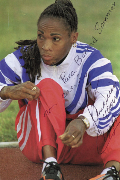 Quirot, Ana: Autograph Olympic Games 1992 1996 athletics Cuba