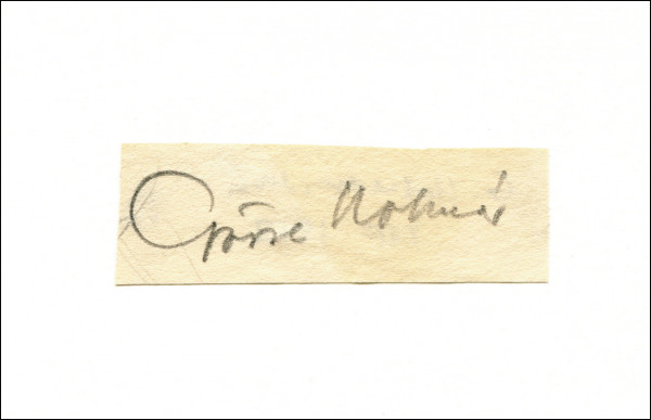 Holmer, Gösta: Olympic Games 1912 Autograph Athletics Sweden