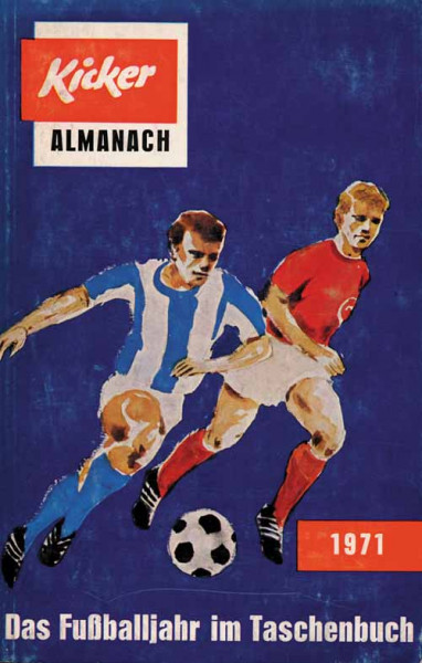 German Football Yearbook 1971 from Kicker.