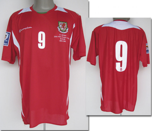 Jason Koumas, WM-Qualifikation 15.10.2008, Wales - Trikot 2008