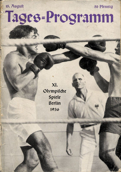 XI.Olympische Spiele Berlin 1936. 15.8. Mit Fußball-Endspiel Italien - Österreich