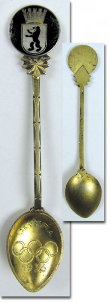 Olympic Games Berlin 1936 Souvenir Spoon Berlin