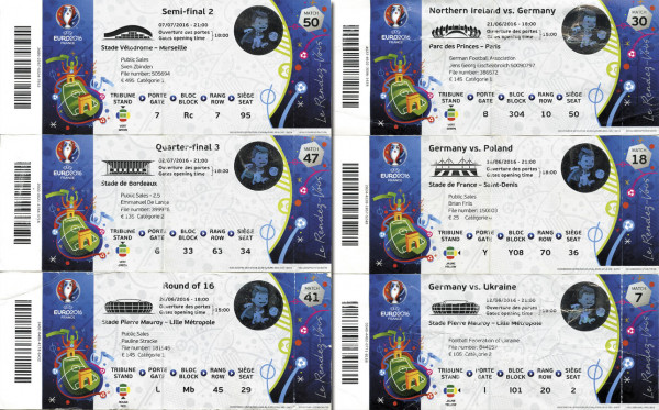 UEFA Euro 2016 6 FootballTickets Germany matches