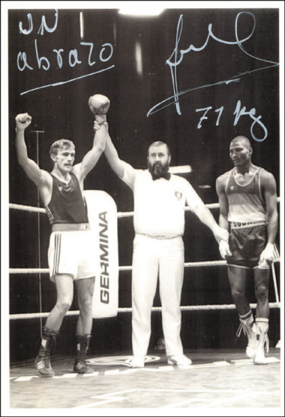 Lemus, Juan Carlos: Olympic Games 1992 Boxing Autograph Cuba