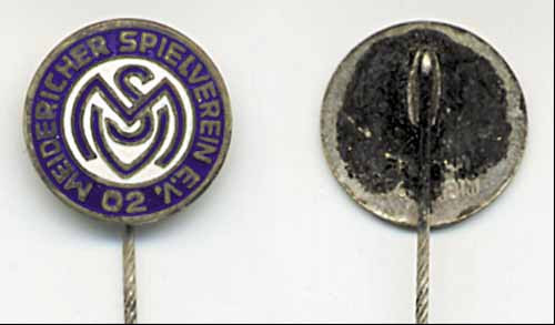 Rare German Football Pin Meidericher SV