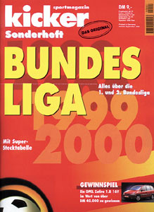 Sondernummer 1999 : Kicker Sonderheft 99/00 BL