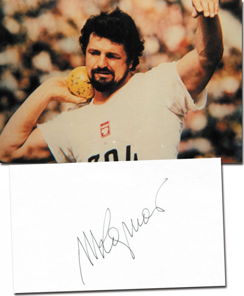 Komar, Wladislaw: Autograph Olympic Games 1972 Athetics Poland