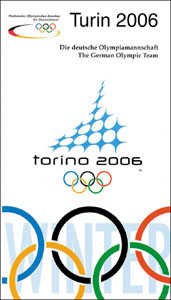 Die deutsche Olympiamannschaft. Turin 2006.
