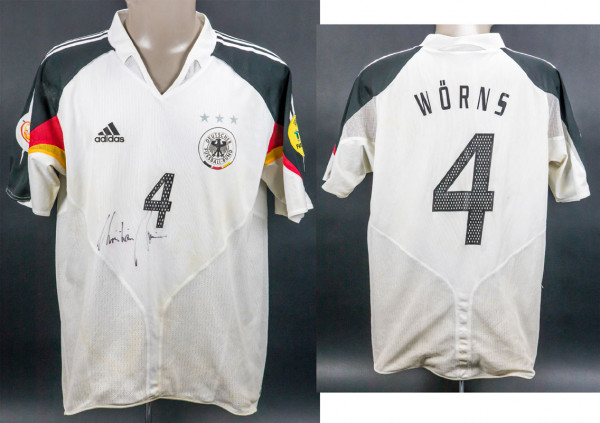UEFA Euro 2004 match worn football shirt Germany
