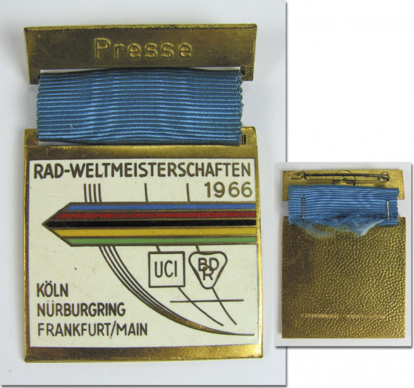 Cycling World Championships 1966 Badge