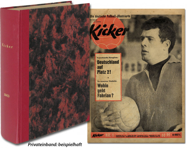 Kicker 1962 : Jg. Nr.1-53 unkomplett